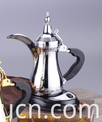 304# S/S Materiale a forma rotonda base produttrice di caffè arabo anti-overflow JKT-600G2